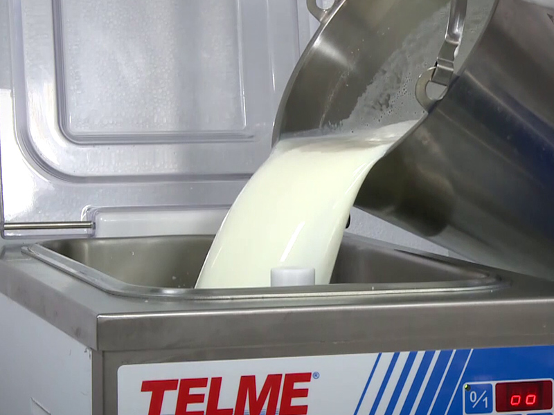 Pasteurisateur à glaces et sorbets Evopastò Glaces - Il chauffe et élimine les bactéries à 99%