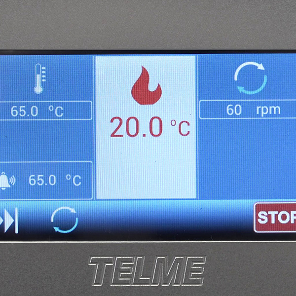 Cuiseur de crème pour pâtisserie Termocrema T produit par Telme Écran tactile résistif 5 pouces 